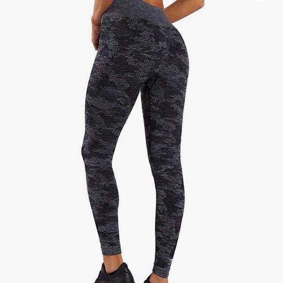 Mimio Pants - Seamless scrunched booty camo leggings